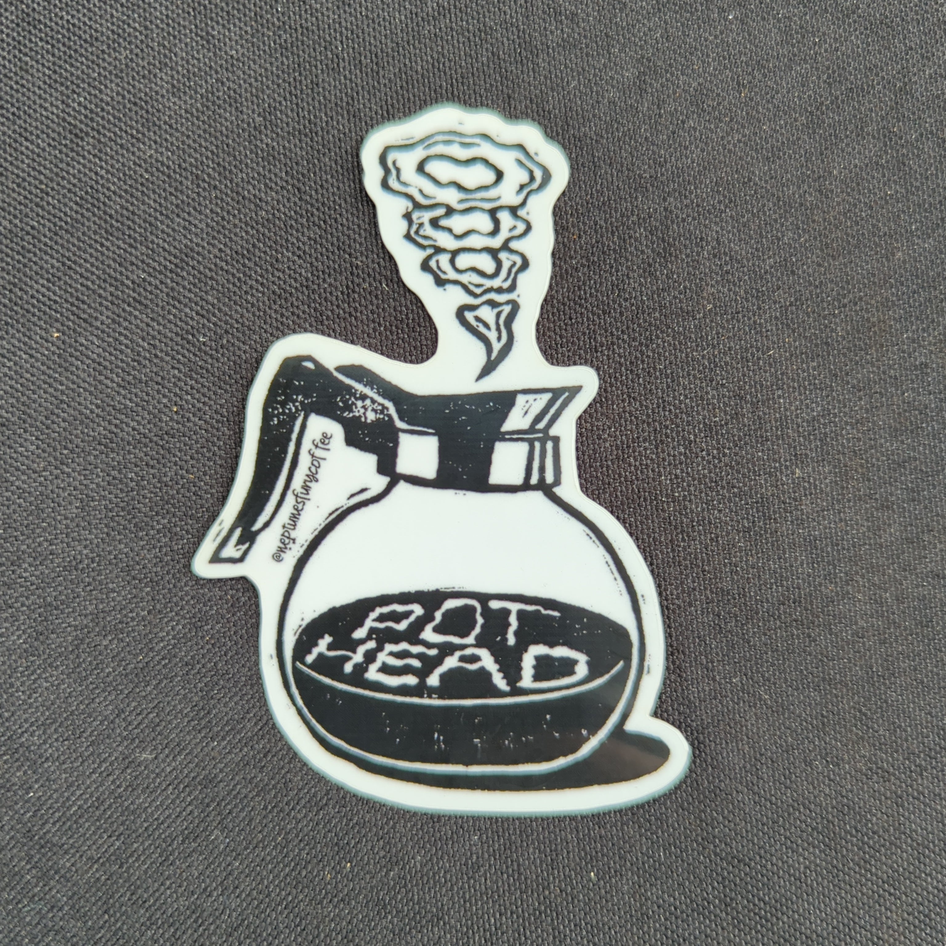 Pot Head Sticker – Neptune's Fury Coffee Co
